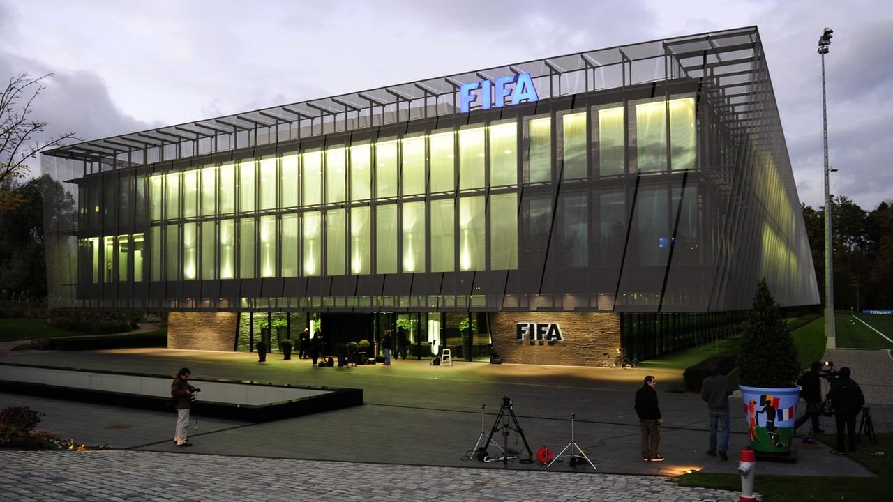 Le siège de la FIFA à Zurich. [Keystone - Steffen Schmidt]