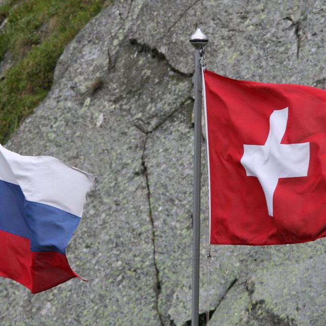 La Suisse met en œuvre le 10e train de sanctions contre la Russie (image d'illustration). [Keystone - Urs Flueeler]