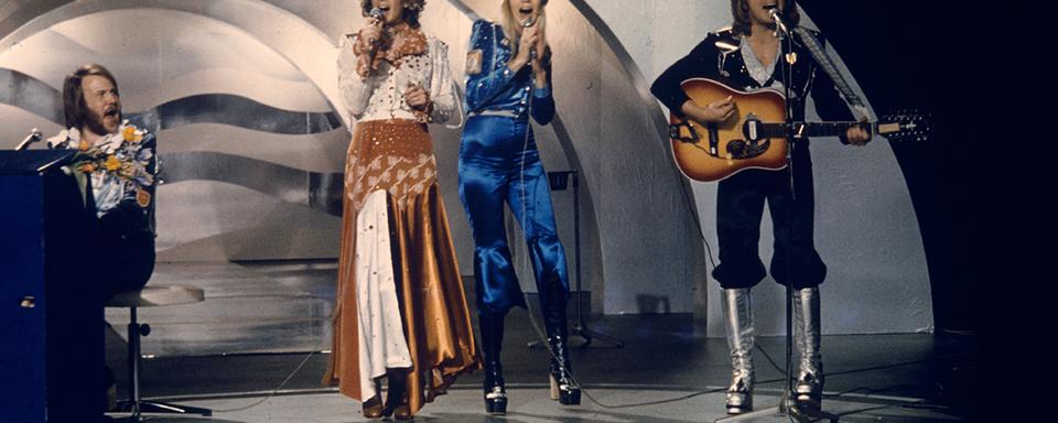 ABBA en 1974. [AFP]