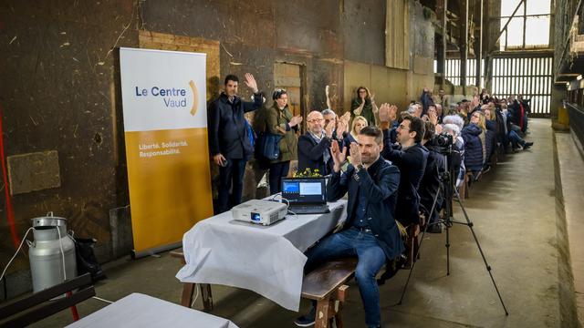 Les centristes vaudois ont choisi leurs candidats pour les élections fédérales. [Keystone - Jean-Christophe Bott]