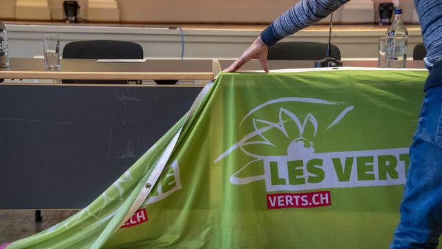 Réunis à Olten (SO), les Verts présenteront lors de leur assemblée générales les trois grands axes qui guideront pour eux cette année électorale [Keystone]