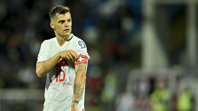 Granit Xhaka devrait devenir le joueur suisse le plus capé de l'histoire. [Jean-Christophe Bott]