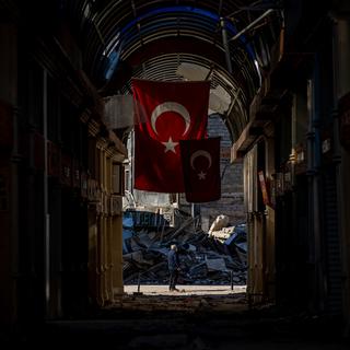 La ville turque d'Antioche, berceau du christianisme, a été ravagée par le séisme. [Keystone - EPA/MARTIN DIVISEK]