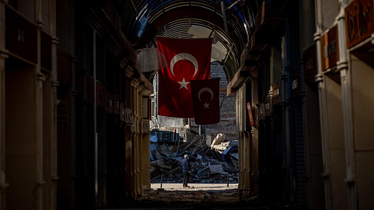 La ville turque d'Antioche, berceau du christianisme, a été ravagée par le séisme. [Keystone - EPA/MARTIN DIVISEK]