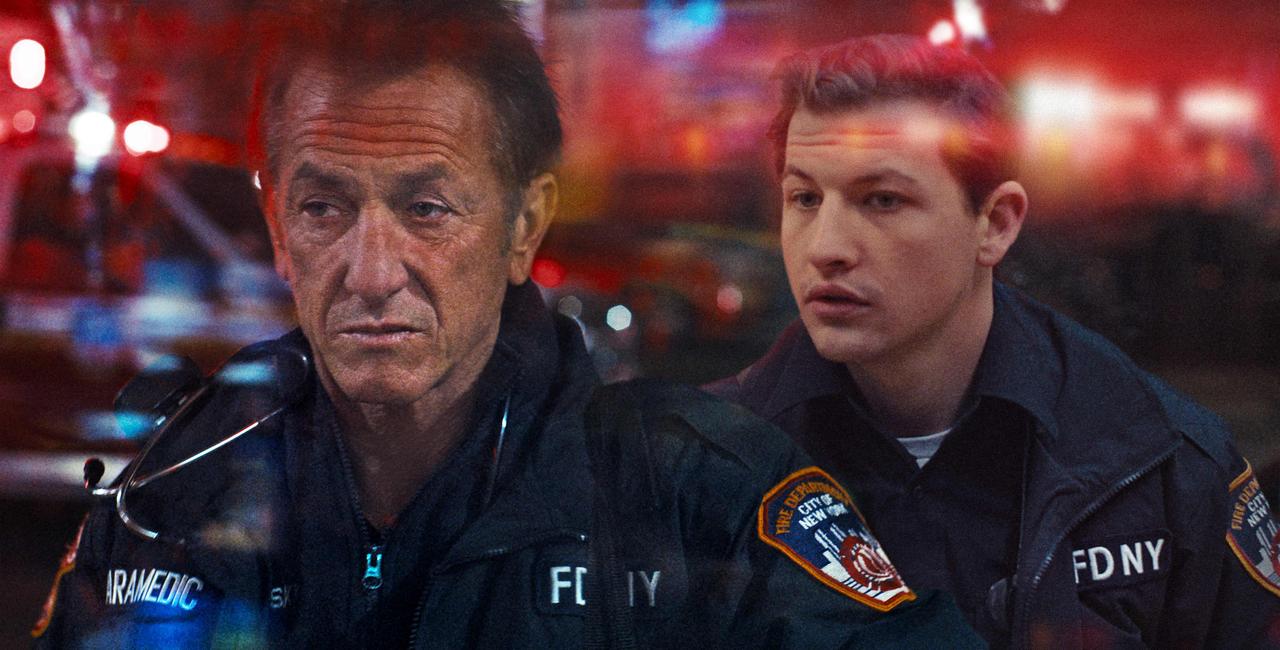 Sean Penn et Tye Sheridan dans "Black Flies", de Jean-Stéphane Sauvaire. [David Ungaro]