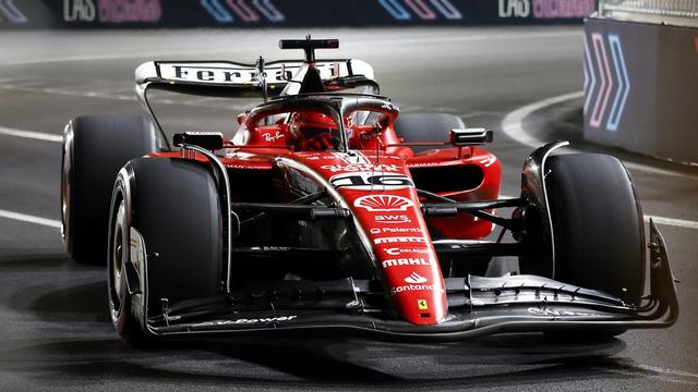 Charles Leclerc s'est montré le plus à son aise à Las Vegas. [Caroline Brehman]