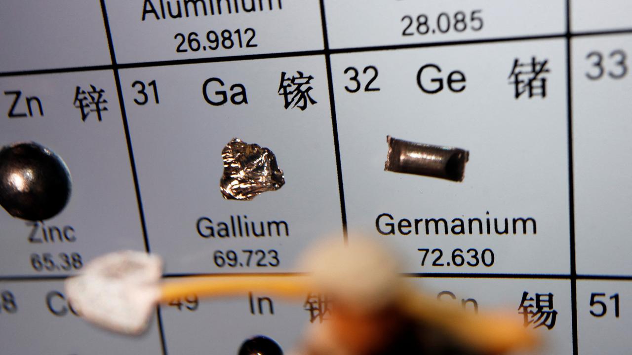Le Gallium et le Germanium, deux métaux rares importants dans l'industrie des semi-conducteurs, verront leurs exportations limitées par la Chine, principal producteur mondial. [Reuters - Florence Lo]