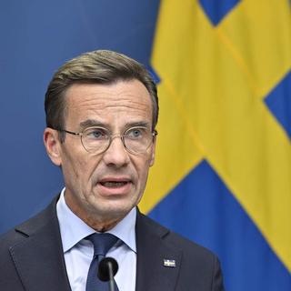 Le Premier ministre suédois Ulf Kristersson. [Keystone]