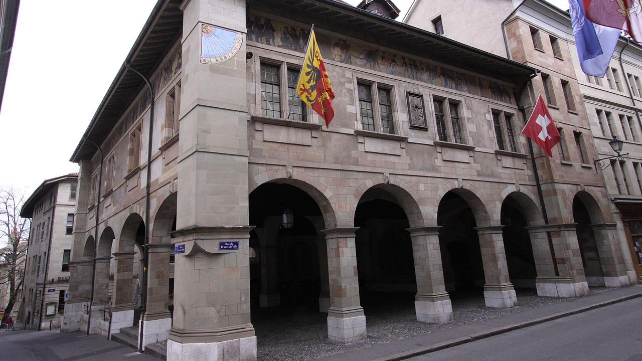 Le bâtiment qui abrite les Archives d'Etat de Genève, à la Rue de l’Hôtel-de-Ville. [CC-BY-SA - WWHenderson20]