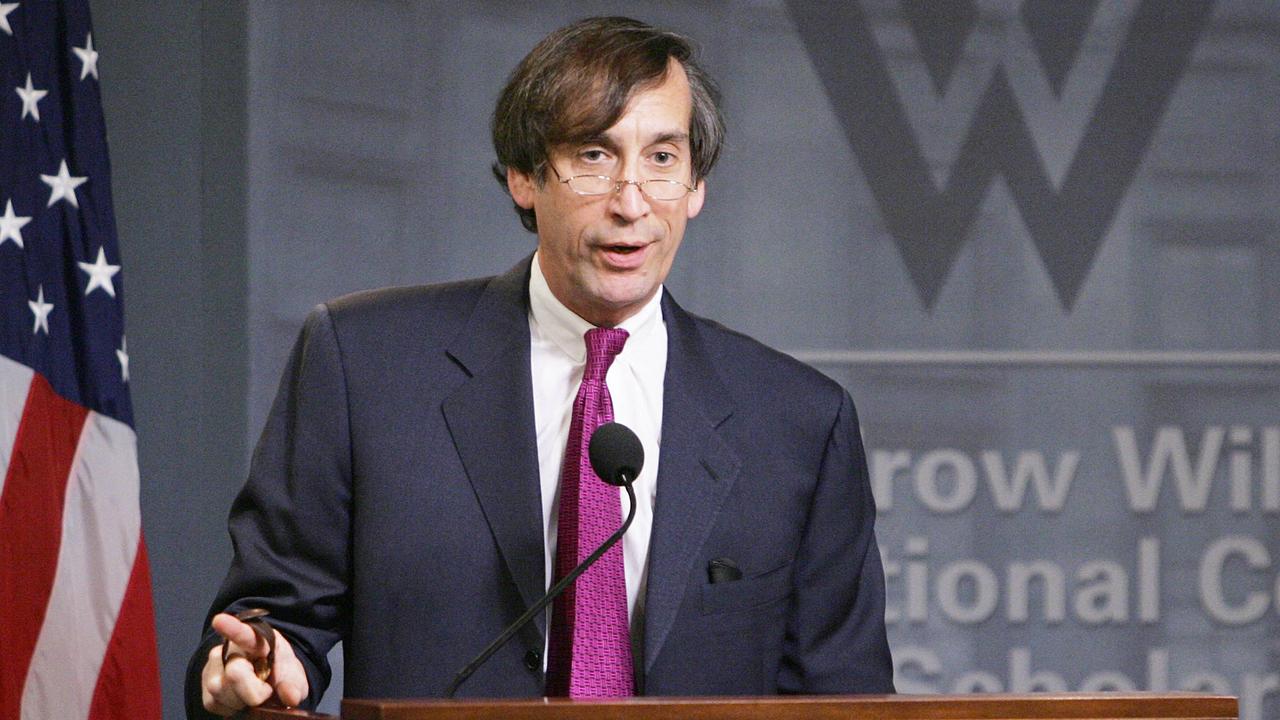 Aaron David Miller en novembre 2006 lors d'une conférence au Woodrow Wilson International Center à Washington. [AFP - Tim Sloan]