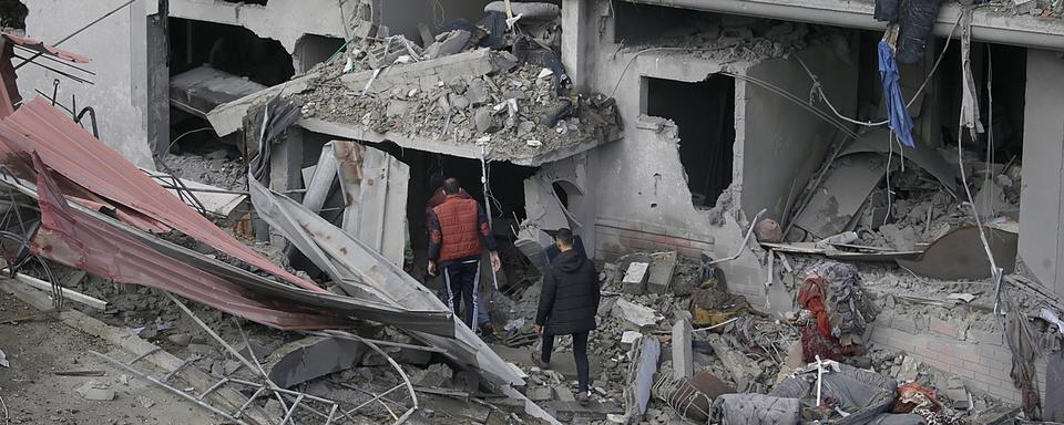 La notion de domicide émerge avec le conflit à Gaza. [Keystone - Mohammed Saber]