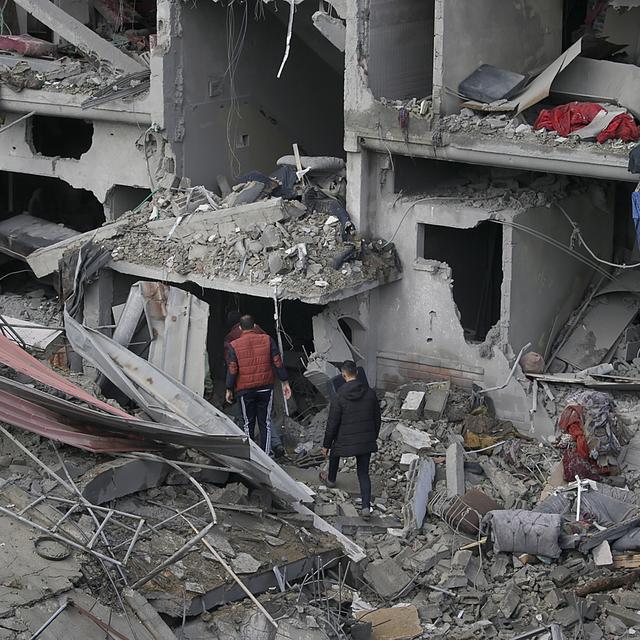 La notion de domicide émerge avec le conflit à Gaza. [Keystone - Mohammed Saber]