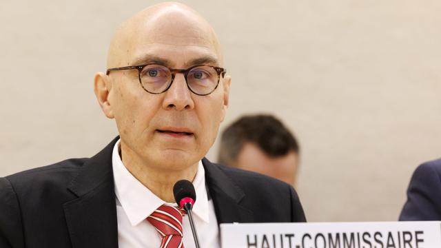 Le Haut-Commissaire de l'ONU aux droits de l'homme Volker Türk. [Keystone - Salvatore Di Nolfi]