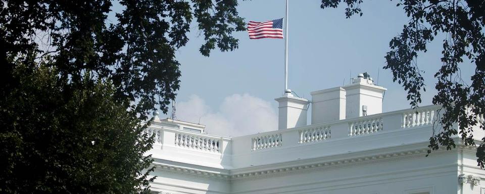 J.Biden reçoit jeudi à 15h locales la Première ministre italienne G.Meloni à la Maison Blanche. [Keystone]