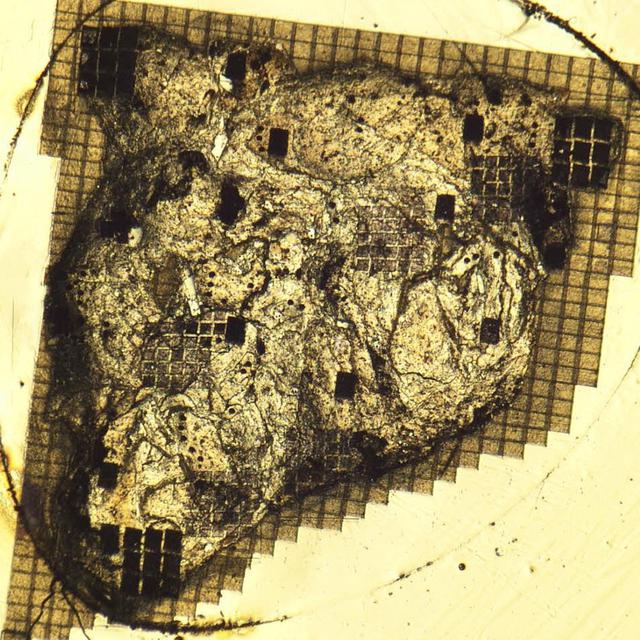 Une partie de l'échantillon de l'astéroïde Ryugu. [©JAXA]