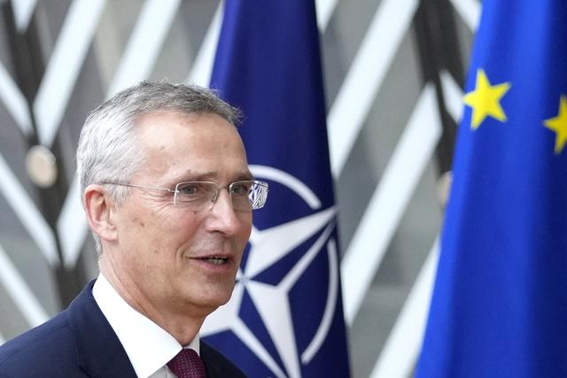 Le secrétaire général de l'Otan Jens Stoltenberg, photographié ici à Bruxelles. [Keystone/AP Photo - Virginia Mayo]