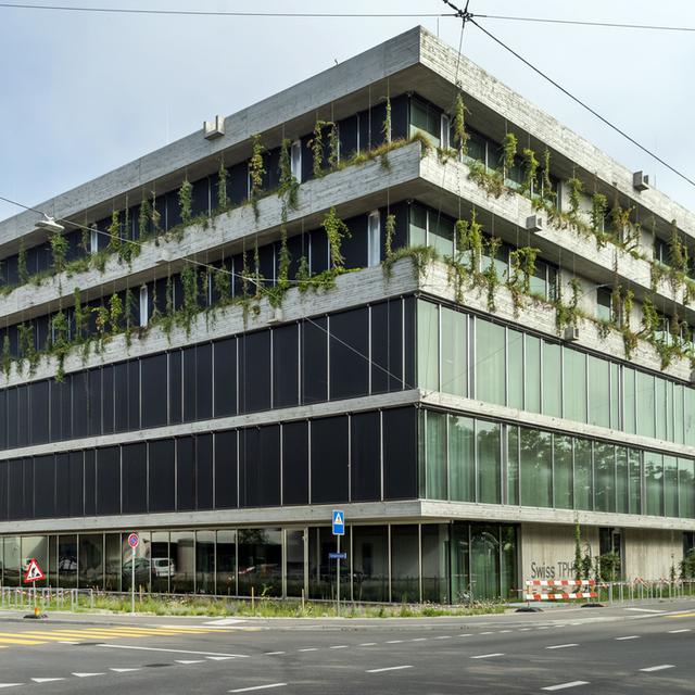 L'Institut Tropical et de Santé Publique Suisse (Swiss TPH), à Allschwil, à côté de Bâle. [KEYSTONE - Georgios Kefalas]
