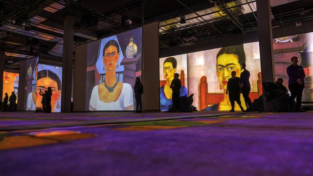 L'exposition immersive Viva Kahlo a fermé ses portes dimanche à Lausanne sur un "magnifique succès". [Keystone - Salvatore Di Nolfi]