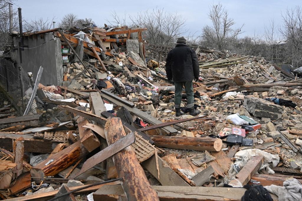 Frappes russes massives à travers l'Ukraine, au moins six morts [AFP - YURIY DYACHYSHYN]