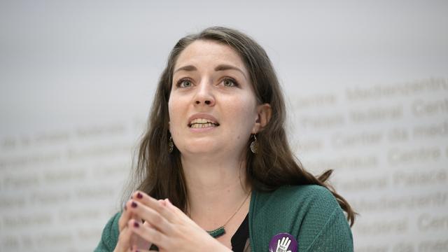 Léonore Porchet, conseillère nationale Verte vaudoise. [Keystone - Anthony Anex]