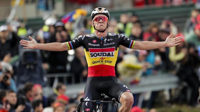 Remco Evenepoel s'est imposé lors de la 3e étape de la Vuelta en Andorre. [Imago - Manuel Bruque]