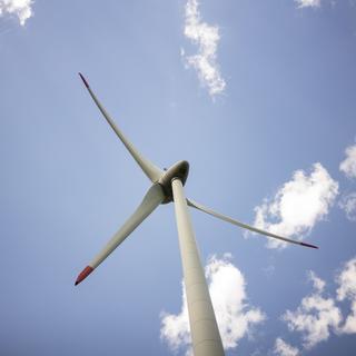 Une éolienne à Martigny (VS). Image prétexte. [Keystone - Alessandro della Valle]