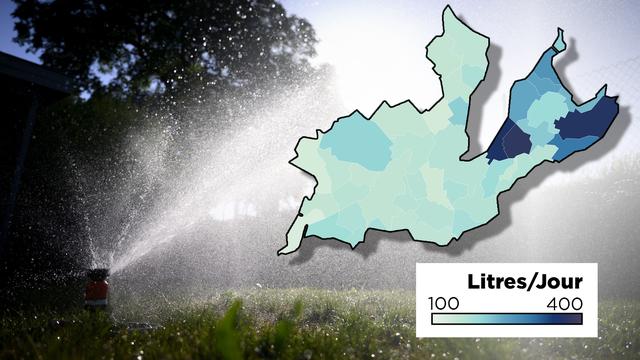 L'arrosage et d'autres usages de confort sont à l'origine de grandes disparités.
