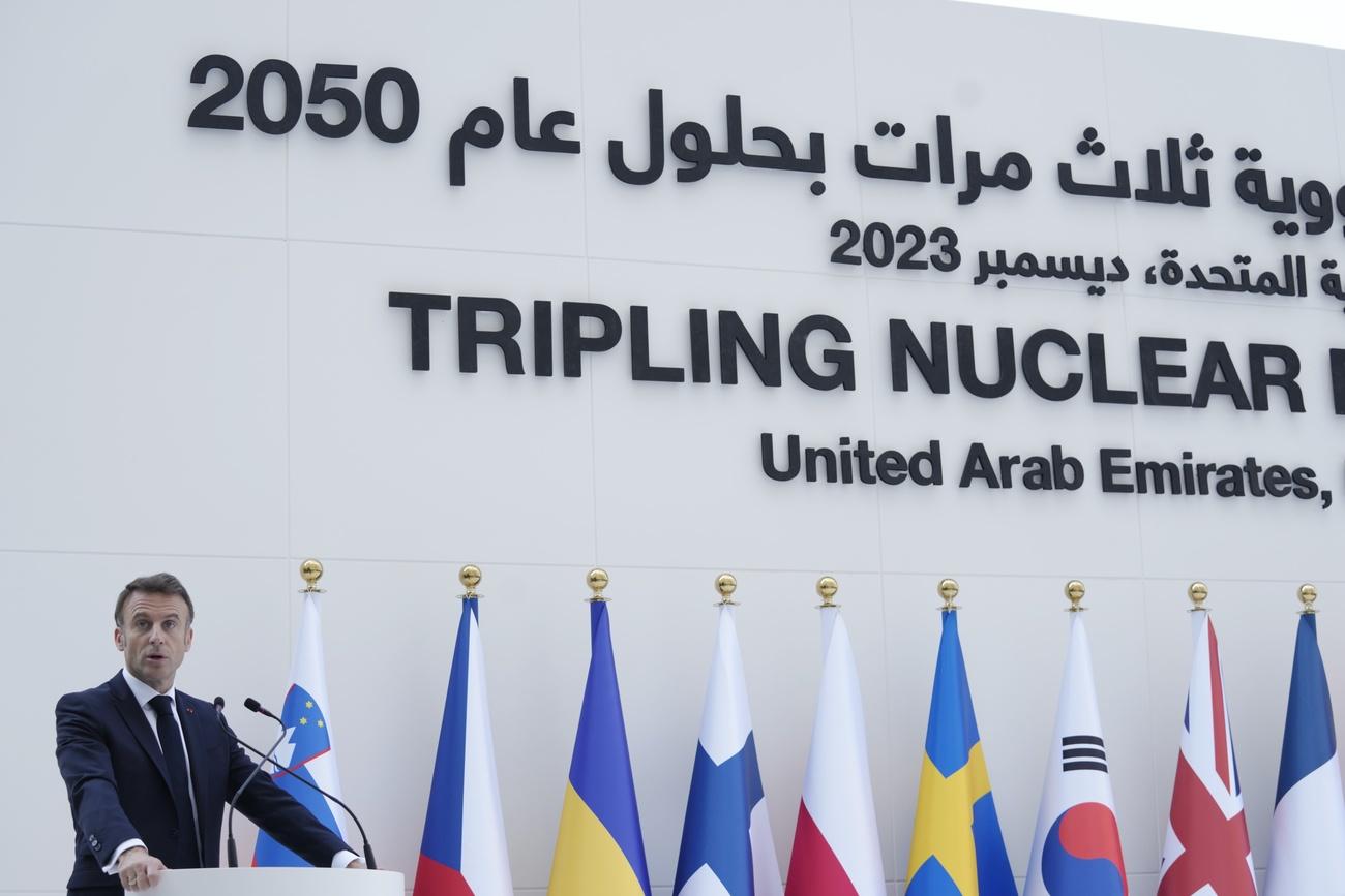 Une vingtaine de pays appellent à tripler le nucléaire d'ici 2050. [Keystone - Peter Dejong]