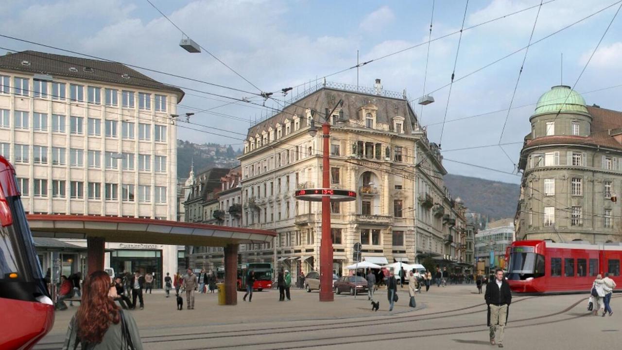 L’Association Transport et Environnement met à nouveau sur l'agenda de la mobilité urbaine le projet d'un "Regiotram" pour se déplacer en ville de Bienne. [Groupe Emch+Berger - DR]