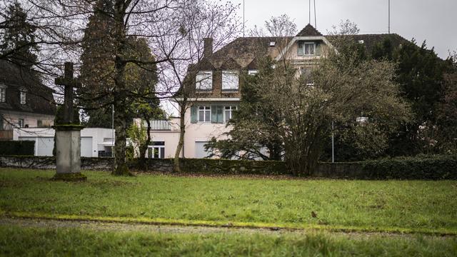 L'actuelle Ecole chrétienne de Linth, auparavant école privée Domino Servite. [Keystone]