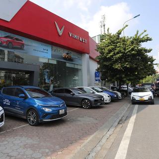 Le groupe automobile vietnamien Vinfast a atteint une valorisation spectaculaire en bourse. [Keystone - EPA/Luong Thai Linh]