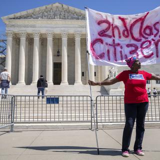 La Cour suprême américaine maintient l'accès à la pilule abortive [KEYSTONE - AP Photo/Jacquelyn Martin]