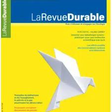 La couverture du numéro 68 de La Revue Durable : Gaz et Pétrole, guerre et paix. [DR - artisansdelatransition.org/larevuedurable]