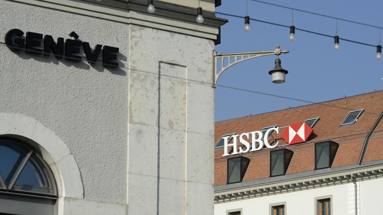 250 millions de dollars ont été déposés sur le compte personnel du frère du directeur de la banque centrale libanaise auprès de la filiale HSBC à Genève [Keystone - Martial Trezzini]