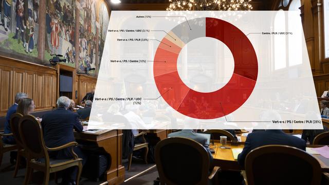 Des données compilées par la RTS lève le voile sur le très discret Conseil des Etats. [RTS - Keystone]