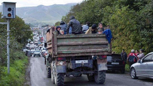 L'ONU demande la protection des milliers de civils qui fuient le Haut-Karabakh [Keystone]
