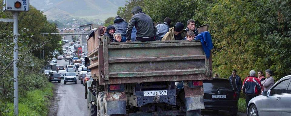 L'ONU demande la protection des milliers de civils qui fuient le Haut-Karabakh [Keystone]