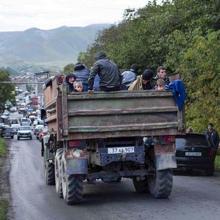 L'ONU demande la protection des milliers de civils qui fuient le Haut-Karabakh [Keystone]