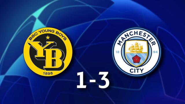 3e journée, YB - Manchester City (1-3): le résumé du match