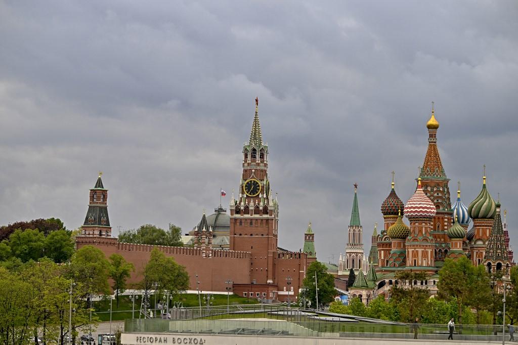 Le Kremlin a été menacé par des drones mercredi. La Russie accuse les Etats-Unis d'avoir missionné l'Ukraine. [Anadolu Agency via afp - Sefa Karacan]