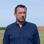 Les cultures de Santi Caudevilla, agriculteur catalan et responsable des céréales au syndicat Unió de Pagesos, subissent une sécheresse "sans précédent". [RTS - Valérie Demon]