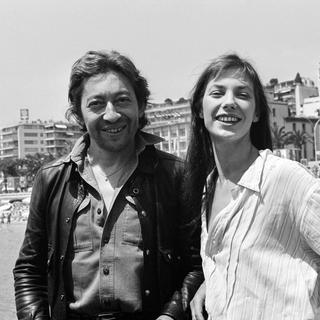 Serge Gainsbourg et Jane Birkin au Festival de Cannes en 1976. [Keystone - APA/AFP]