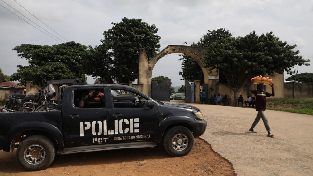 Un véhicule de police au Nigeria (image d'illustration). [AFP - Kola Sulaimon]