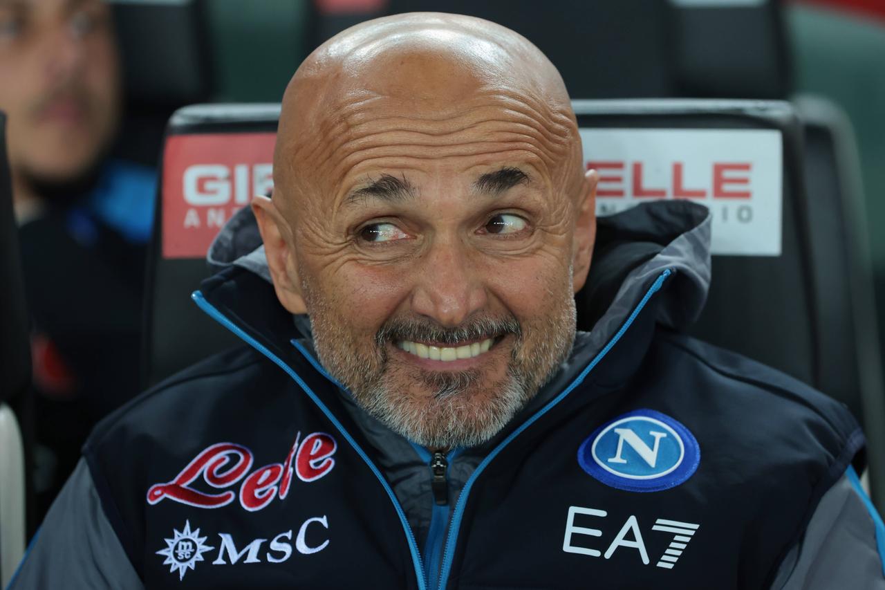 Luciano Spalletti est aussi connu pour son crâne chauve et son petit sourire en coin. [IMAGO/Sportimage - Imago / Sportimage]