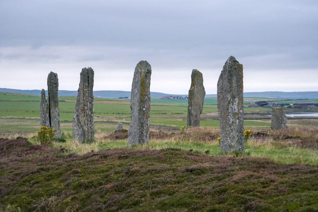 L'anneau de Brodgar, le troisième plus grand cercle de pierres des îles britanniques, sur les îles Orcades. [AFP - WILLIAM EDWARDS]