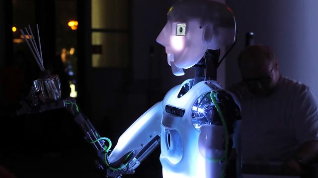 Un robot android capable de chanter et réciter des poèmes. [Keystone]