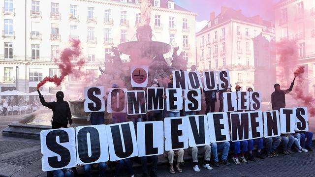 Le collectif écologiste Les Soulèvements de la Terre dissous au Conseil des ministres ce mercredi 21 juin 2023. [AFP - Sebastien Salom-Gomis]