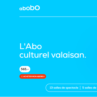 L'Abobo est un abonnement culturel valaisan qui entre dans sa deuxième année d'existence avec une augmentation des offres. [Observatoire Valaisan du Tourisme - DR]