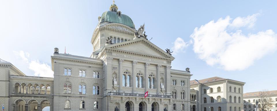 Dernière session de législature à Berne avant les élections fédérales. [Keystone - Christian Beutler]