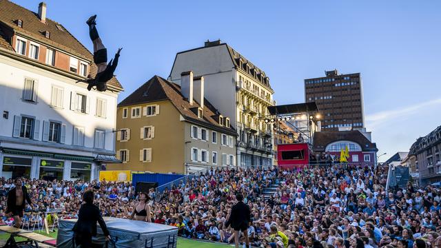 La date du projet de La Chaux-de-Fonds Capitale culturelle suisse a été fixée en 2027. [Keystone - Jean-Christophe Bott]